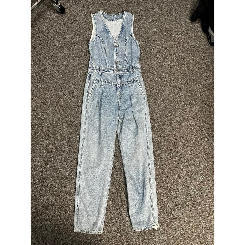 043-Citizens of Humanity Denim Jumpsuit Dew Drop Size 27 Sample NWOT
